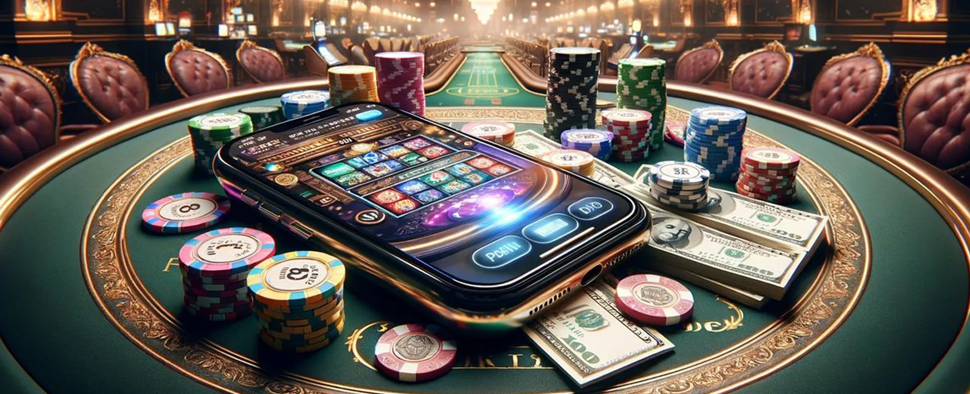 Playtime Casino App on mobile phone